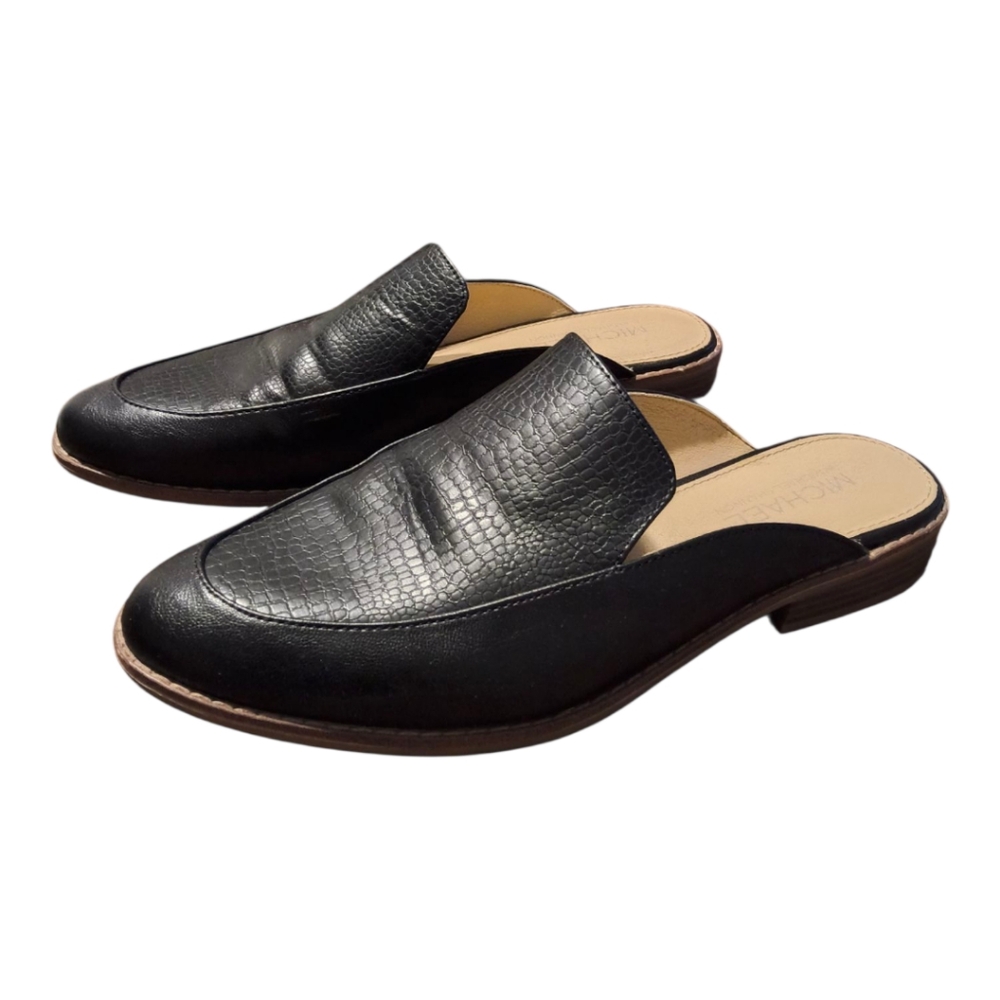Michael Kors Black Slide Mules Size 9